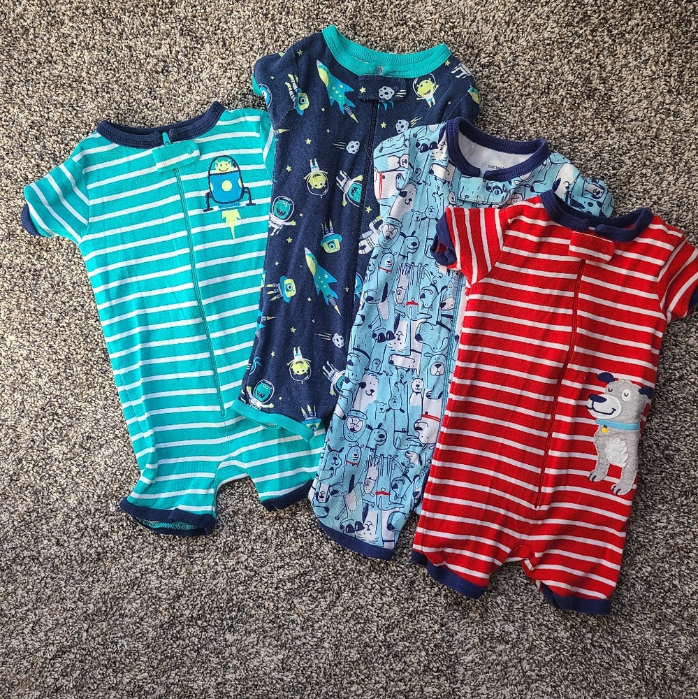 Shorts zip-up rompers